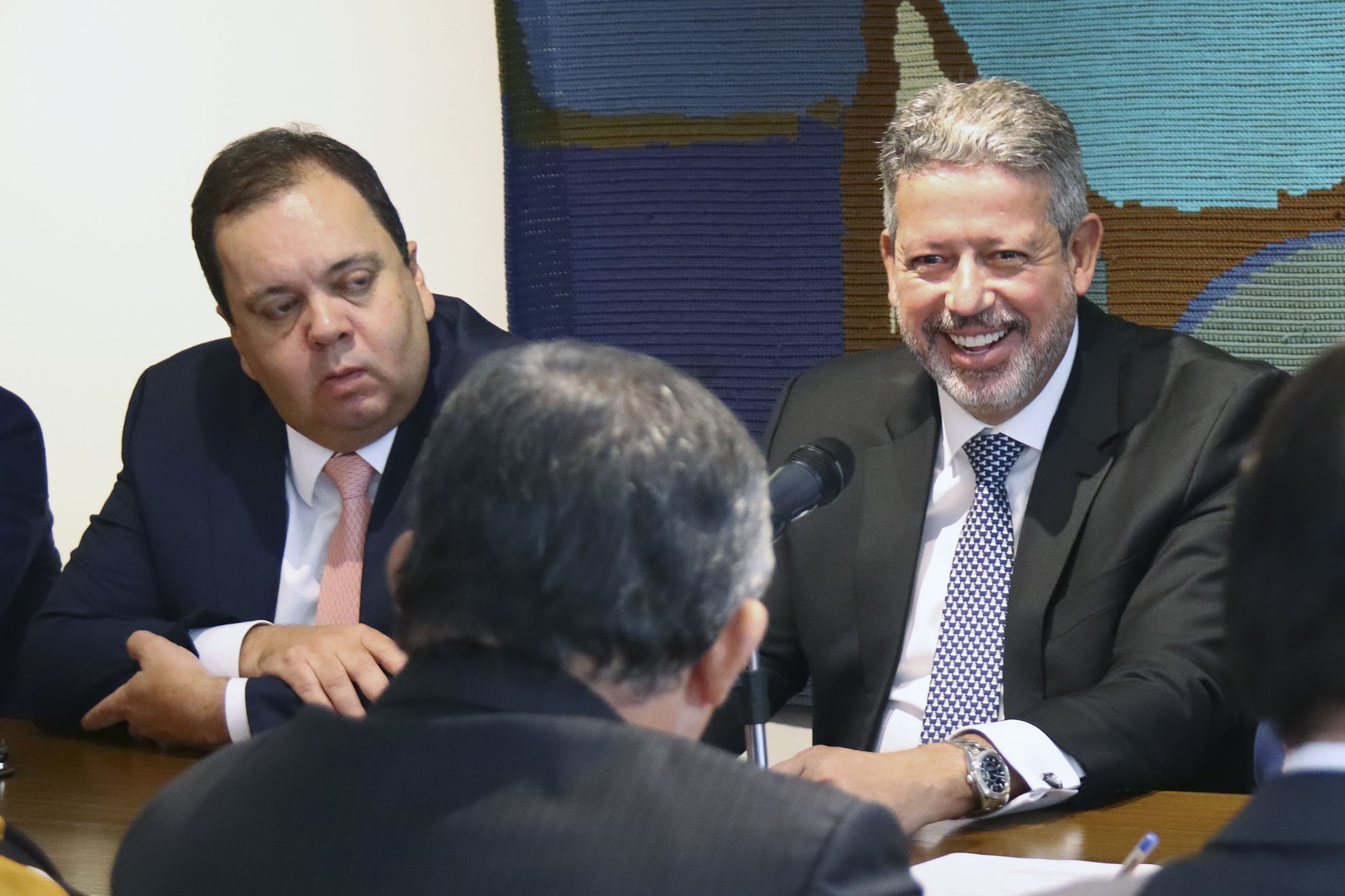 Arthur Lira com Elmar Nascimento, deputado do União Brasil-BA